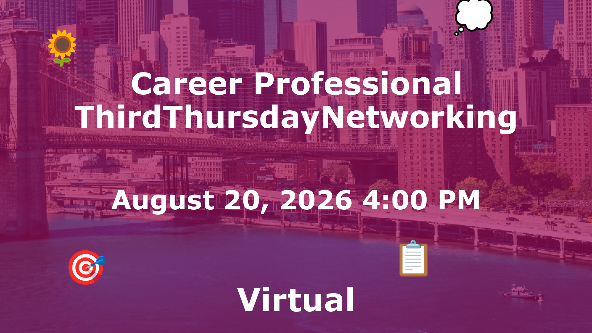 Career Professional ThirdThursdayNetworking  event image